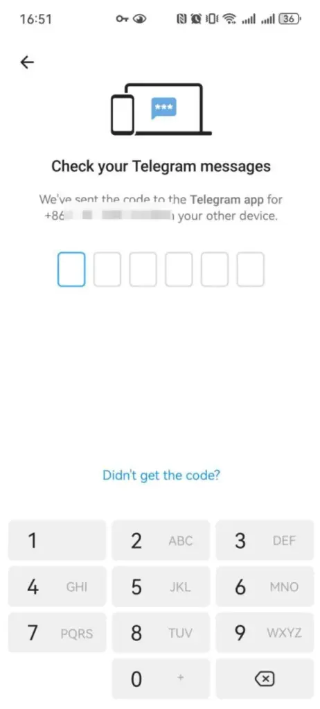 IMAGE 2026-01-14 171229 - zhpengfei.com telegram 低版本注册会将验证码发送到其他设备上。