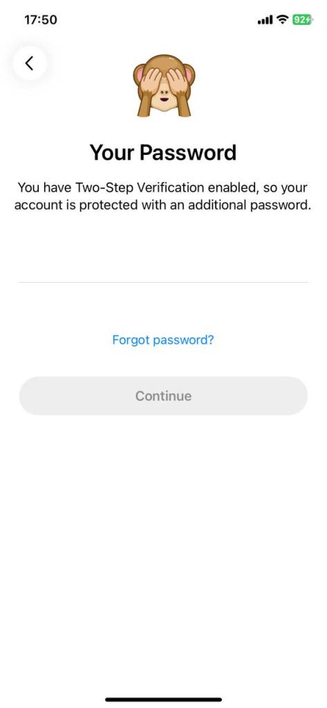 telegram开启通行密钥