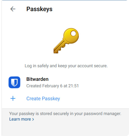 telegram开启通行密钥